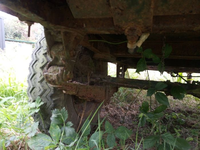 Vintage army trailer