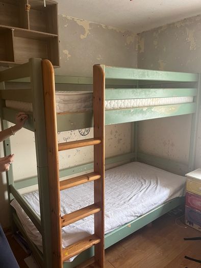 bunk bed with mattresses included