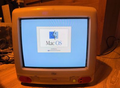 Apple iMac G3 Vintage Desktop Pink - Working!