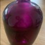 vase small decorative piece purple glass Image 3