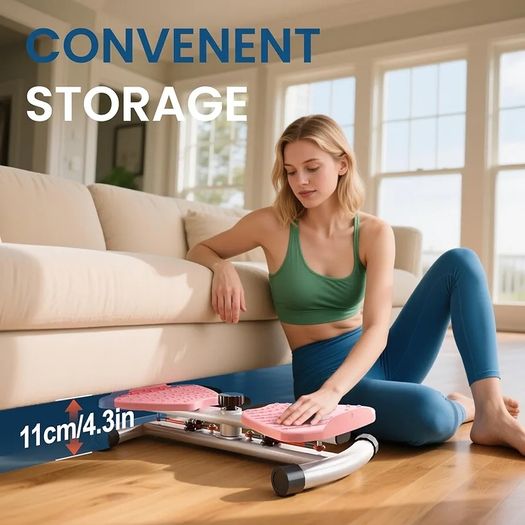 Ab Machine, Waist Twister Exercise Machine & Abdominal Twister Board  380LBS Capacity, 20dB Ultra-Quiet, Non-Slip Home Gym Equipment for Core & Stomach Workout