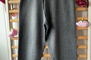 H&amp;M grey knitted joggers drawer string waistband medium