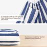 NEW SALE | Hammock Chair Hanging Swing 2 Seat Cushions Included,Strong Webbing Straps and Hooks for Easy Hanging Soft Cotton Weave Hanging Chair Side Pocket Large Tassel Chair Set Comfort Indoor Outdoor Image 4