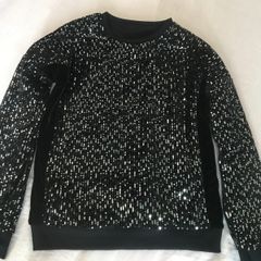 Dunnes black sequin jumper