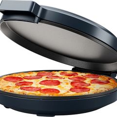 Everything Maker, 30cm Pizza Oven Electric & More, 1570W, 220 C Non-Stick, High Heat, Digital Cookbook, LED Indicator, Vertical Storage