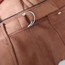 F&F Faux Suede  Tan A-Line Skirt. S. 16. New - No Tag. Image 4