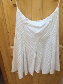 White skirt