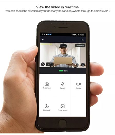 NEW Tuya Smart Video Doorbell Wi-Fi 1080P Video Intercom Door Bell