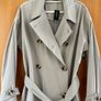Trench Coat- Light Beige/Green Image 3