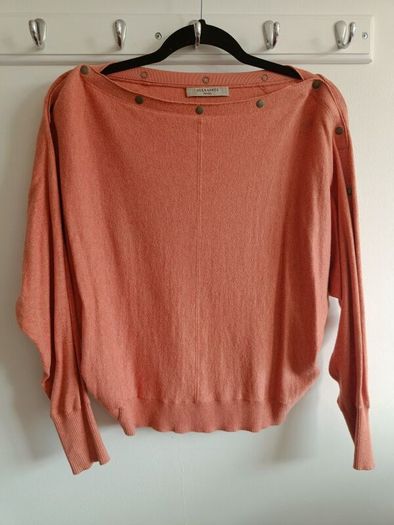 ALLSAINTS Coral/Terracotta Batwing Knit Top