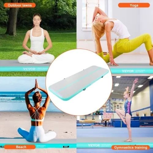 4 m Air Track Inflatable Training Tumbling Gymnastics Gym Mat with Pump