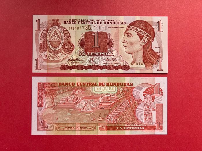Honduras  1 Lempira  2000    ( uncirculated )