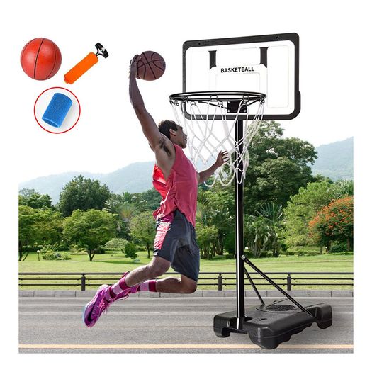 Basketball Hoop Freestanding 148-250CM Height Adjustable Set with Basketball - FREE DELIVERY
