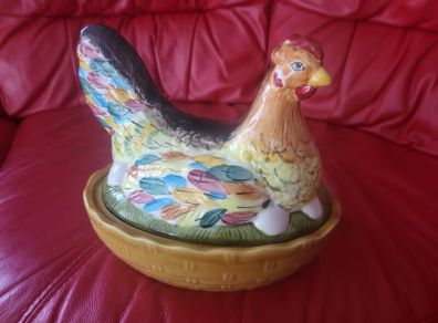 hen on nest