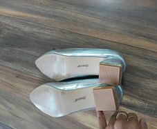 new silver shoes size 38  (5)