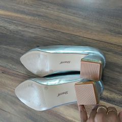 new silver shoes size 38  (5)