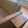 large L shaped cream sofa Image 2