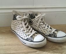 Converse LIMITED EDITION dot White and Black released in 2006