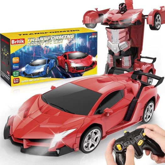 Britik Transform Remote Control Car Toy for Kids