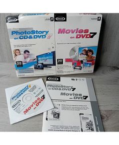 Magix Photostory On Cd & Dvd 7 & Movies On Dvd 7 - New Damaged Box - Rare Retro