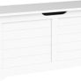 New Vintage Storage Cabinet Shoe Bench (White) FREE P&P Image 2