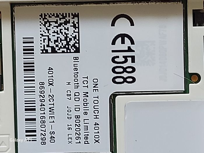 Alcatel One Touch, Model 4010X, Not powering on, for parts or repair