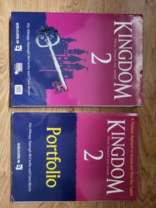 Kingdom 2. Junior cert English book and portfolio.