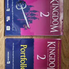 Kingdom 2. Junior cert English book and portfolio.