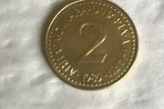 Collectible coin - 1985 Yugoslavia 2 Dinara