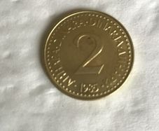 Collectible coin - 1985 Yugoslavia 2 Dinara