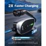Mobile Wallbox, 7.4 kW 32A, Type 2 Portable EV Charger, Single Phase Electric Vehicle Car Charger with 6 m Charging Cable, CEE Plug, LCD Screen, Adjustable EV Charging Station, IP66 Control Box Image 3