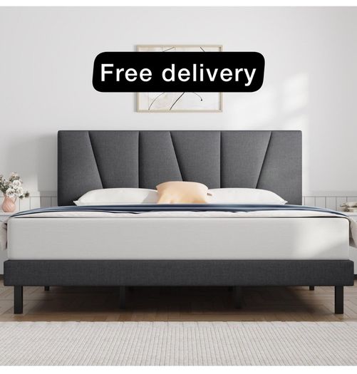 Double Bed Frame Upholstered