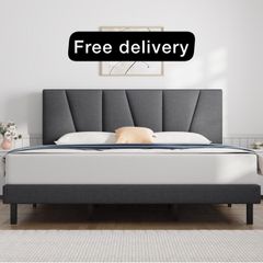 Double Bed Frame Upholstered
