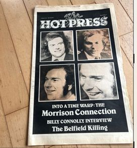 Rare 1977 HotPress Issue 2- Vol 1 Rory Gallagher