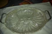 Nut Or Mixed Canby 4 Section Cut Class Insert dish metal  Dish