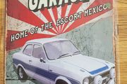 Ford Escort Mexico ; Metal Sign