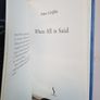 When All is Said by Anne Griffin (HQ881) Image 2