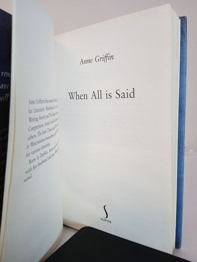 When All is Said by Anne Griffin (HQ881)