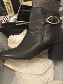 Lulu Guinness Black Ankle Boots