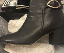 Lulu Guinness Black Ankle Boots