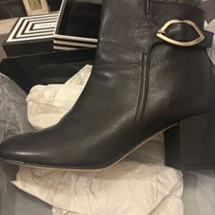 Lulu Guinness Black Ankle Boots