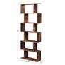 New 6-Tier Wooden Bookcase Storage - FREE P&P Image 5