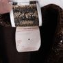 Joseph Ribkoff Vintage Brown Double Breasted Romper Snake Pattern Details 12UK/40EU Image 3