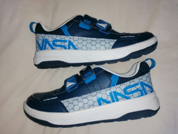 NASA Velcro navy casual runner EU size 38 UK size 5
