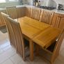 Kitchen table and 6 chairs Image 2