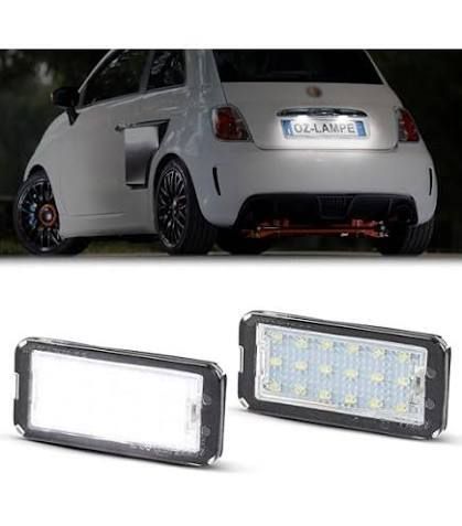 Set LED Number Plate Lights suitable for Fiat 500 2007-2015 & 2015