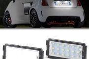 Set LED Number Plate Lights suitable for Fiat 500 2007-2015 &amp; 2015