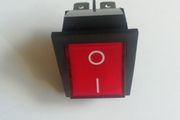 Brand New SOKEN RK1-01 16A/250VAC 4-Pins 2-Positions Rocker Switch Red Light