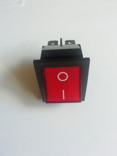 Brand New SOKEN RK1-01 16A/250VAC 4-Pins 2-Positions Rocker Switch Red Light