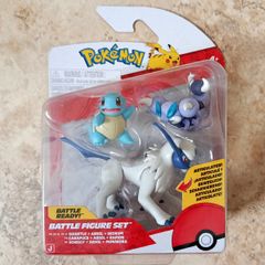 Pokemon Battle Figure Set 2025 Squirtle + Absol + Skorupi - PKW4096 Jazwares New